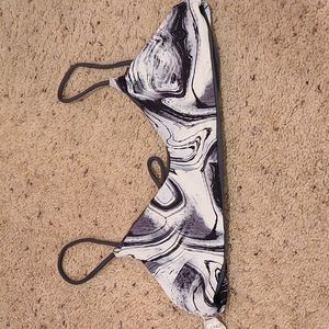 New with tag Venus reversible Grey and marble bikini top